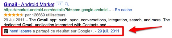 google social search Les publications de Google+ apparaissent sur les résultats de recherche de Google