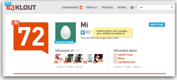 klout-mi klout mi Est ce que Klout mesure l’influence ou le bruit?