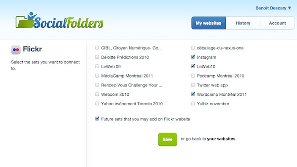 socialfolders flickr SocialFolders synchronise les données que vous possédez sur Facebook, Instagram et Google Docs [Invitations]