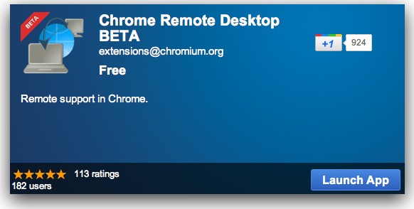 chrome-remote-desktop chrome remote desktop Prenez le contrôle d’un ordinateur distant depuis Google Chrome