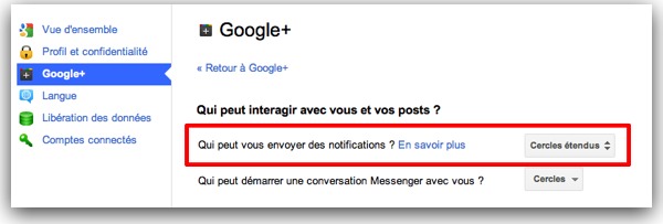 google-plus-notifications-1 google plus notifications 1 Google+: décidez qui est autorisé à vous envoyer des notifications