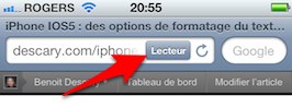 iphone-mode-lecteur iphone mode lecteur iPhone iOS5 : 10 astuces!