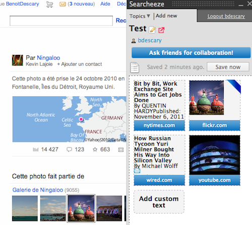 searcheeze searcheeze Searcheeze transforme vos bookmarks sociaux en magazine