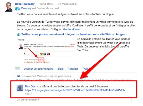 video-bulle-publication-google+ video bulle publication google+ Google+ : les vidéo bulles, de plus en plus au coeur de la stratégie de Google
