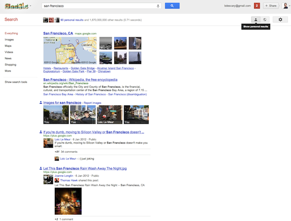 google-search-plus-your-world-1 google search plus your world 1 Google se métamorphose et devient un moteur de recherche social