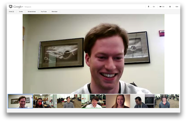 hangouts post 01 Google+: le partage d’écran sur les Vidéo bulles