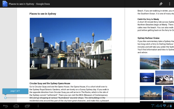 google-docs-android-tablette google docs android tablette Google Docs pour Android: accédez à vos documents en mode hors connexion