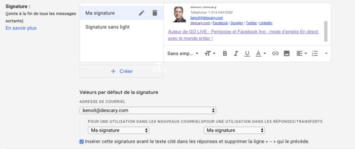 Comment Cr Er Et Utiliser Plusieurs Signatures Sur Gmail