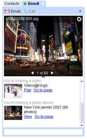 google talk gaget
