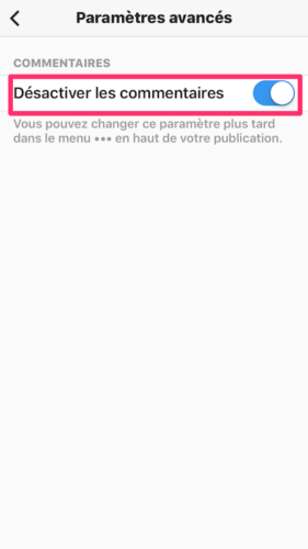 Instagram Comment Gerer Et Desactiver Les Commentaires