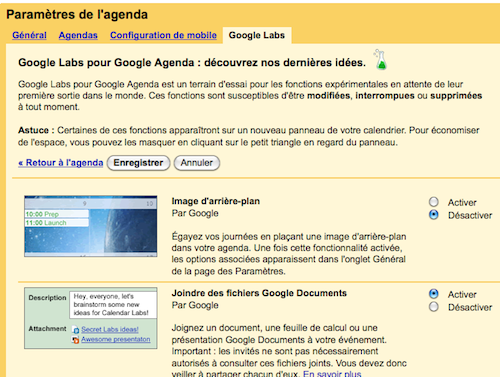 google-agenda-labs