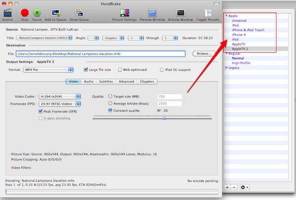 HandBrake 1.7.1 instal the new for apple