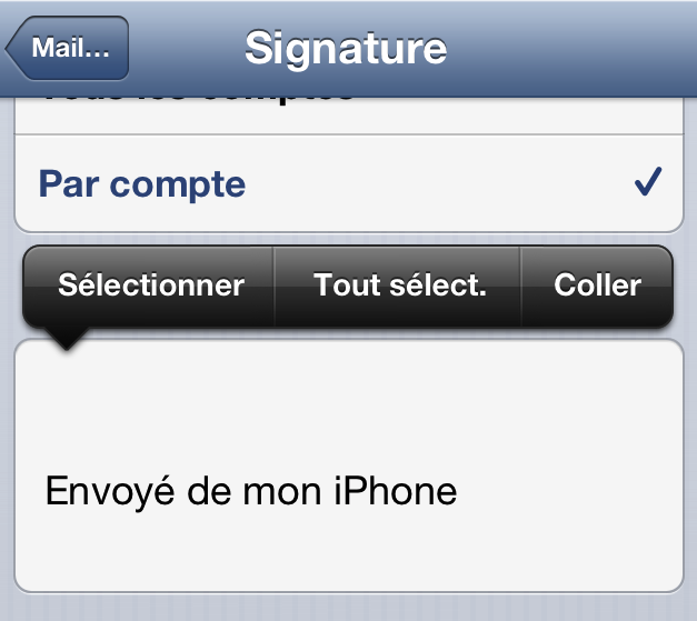 iphone ipad ios signature html descary.com 1 Comment créer une signature HTML sur l’application Mail de votre iPhone ou iPad [Astuce] 