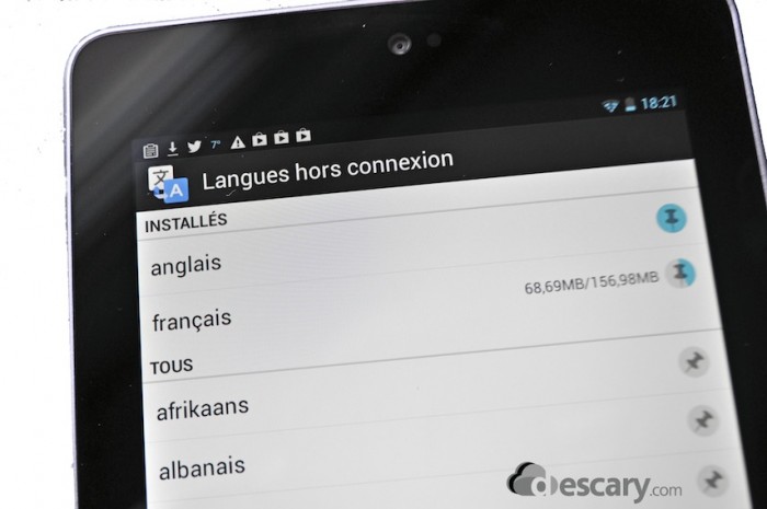 Google Traduction pour Android fonctionne dorénavant en mode hors