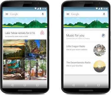 google now android applications tierces