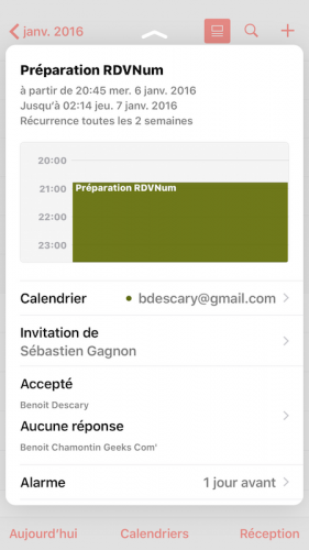 iphone 6s plus 3d touch calendrier 3