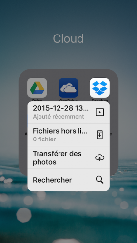 iphone 6s plus 3d touch calendrier icone