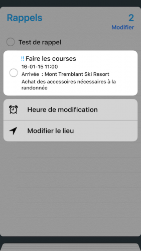 iphone 6s plus 3d touch calendrier