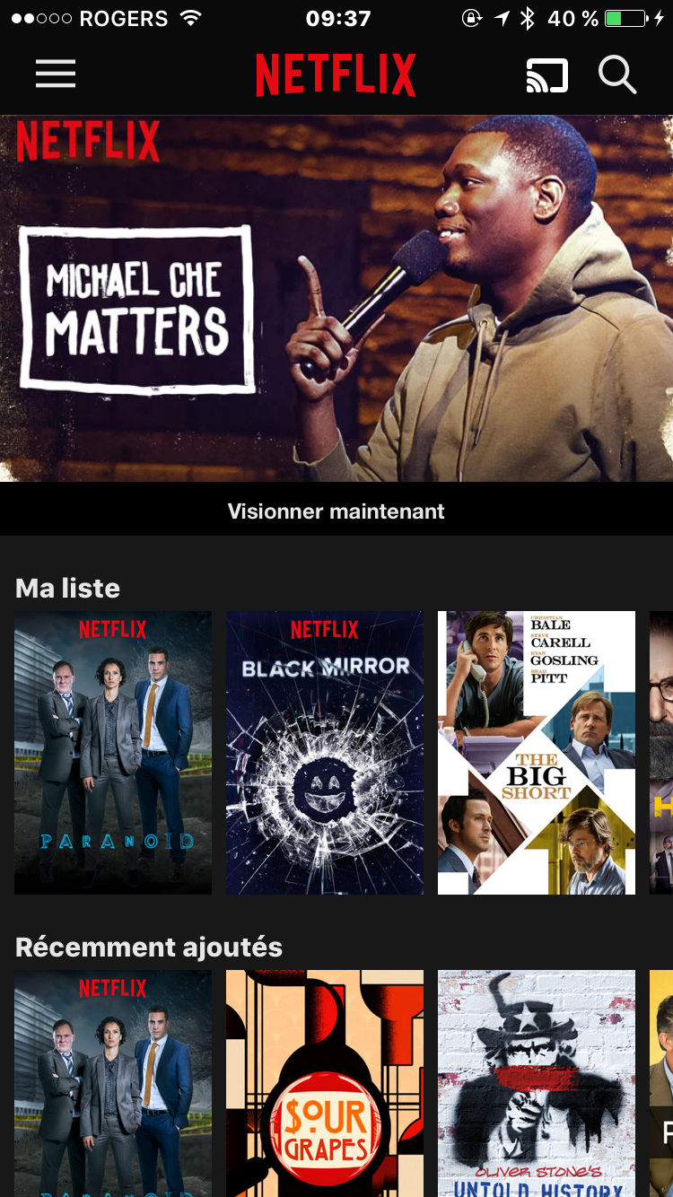 comment regarder netflix hors connexion sur macbook