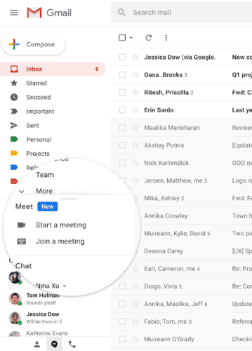 Google Meet gmail