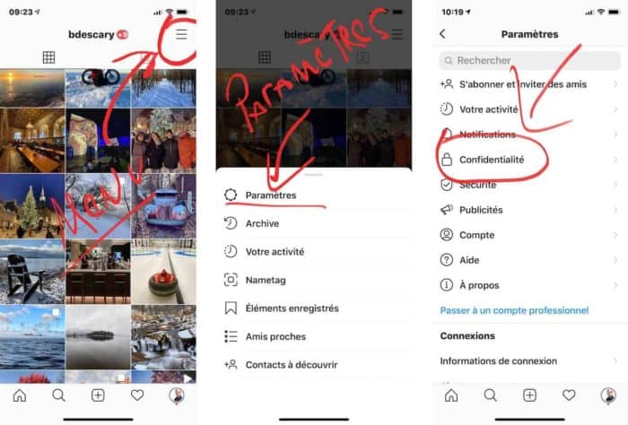 comment supprimer plusieurs photo instagram